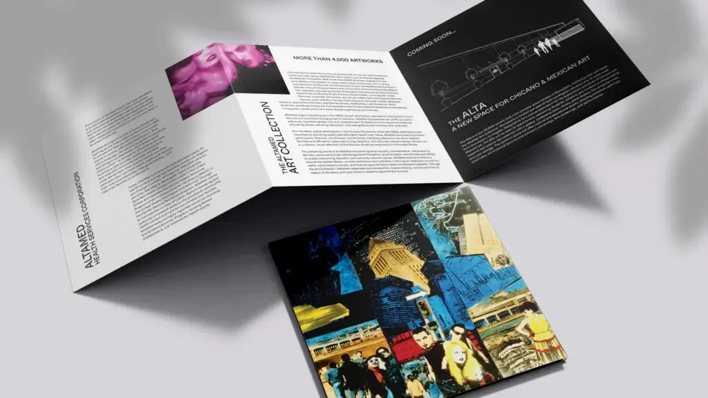 AltaMed Art Collection Brochure, featuring Patssi Valdez artwork