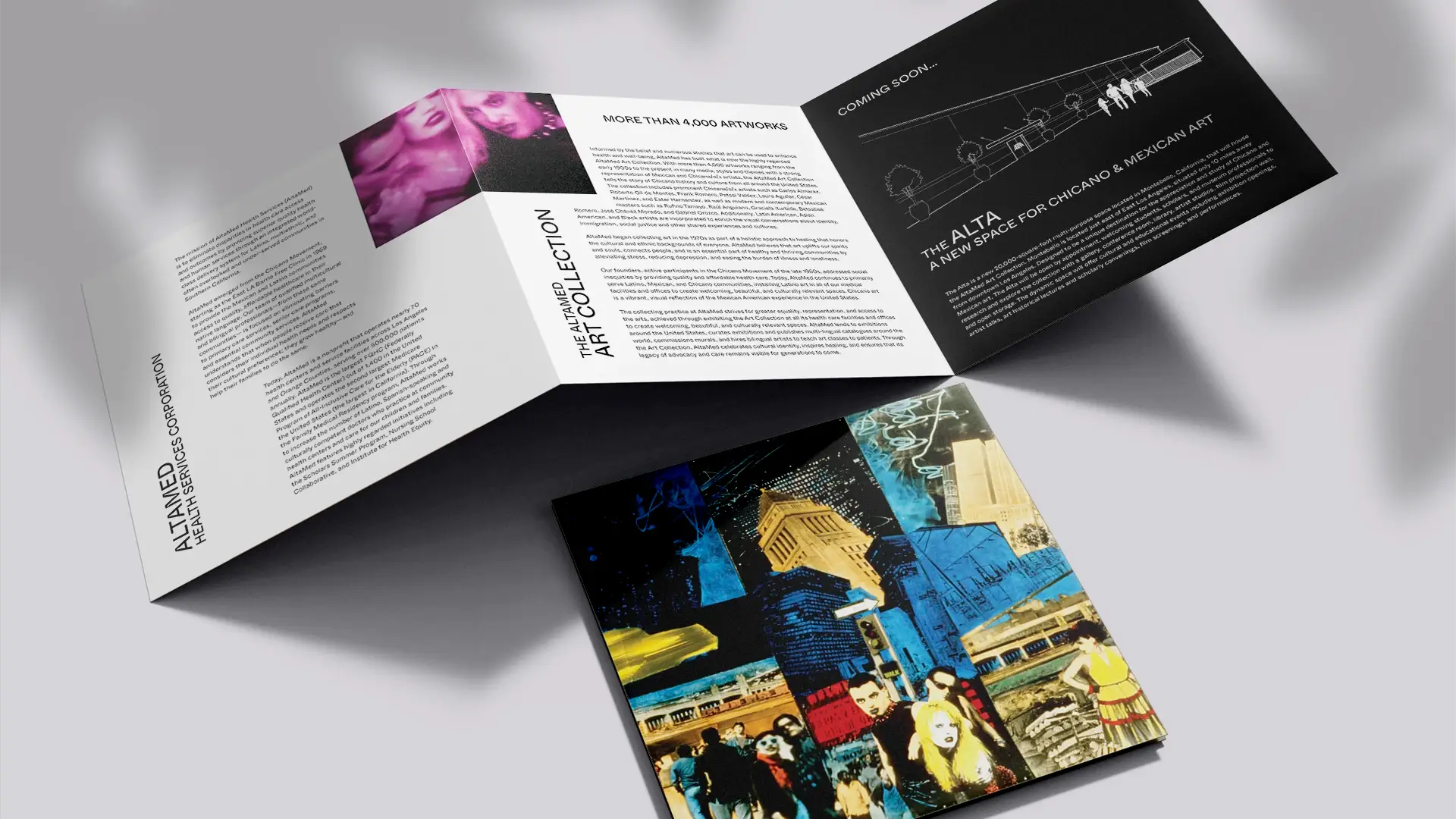 AltaMed Art Collection Brochure, featuring Patssi Valdez artwork